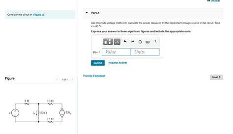 Solved Consider The Circuit In Figure 1 Figure1 Of 1 The Chegg