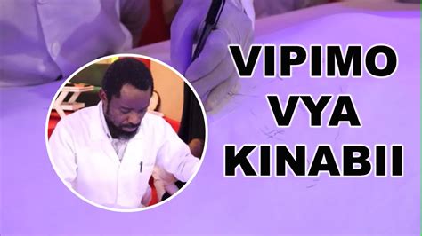 Tazama Jinsi Ambavyo Nabii James Nyakia Akifanya Vipimo Kupitia Viganja