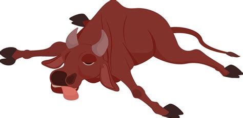 Bull Stock Market, symbols of stock market trends 46305715 Vector Art ...