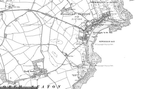 Old Maps of Newbiggin-by-the-Sea, Northumberland