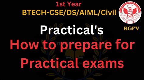 How To Prepare For Rgpv Practical Exams Rgpvpractical Rgpv