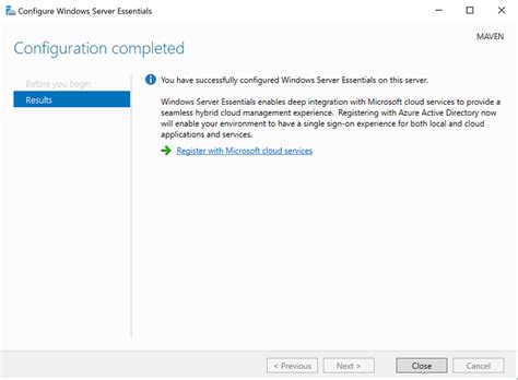 Installing Windows Server Essentials Experience On Windows Server 2019