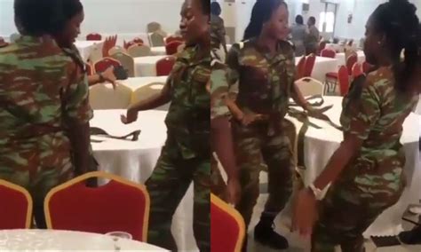 Check Out This Trending Video Of Beautiful Female Soldiers Dancing