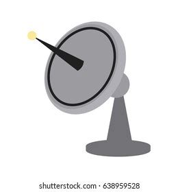 Radar Dish Antenna Broadcast Electronic Communication Stock Vector (Royalty Free) 638959528 ...