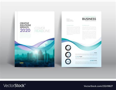 Annual Report Cover Brochure Flyer Design Template