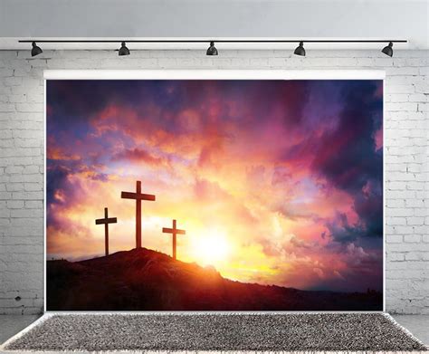 Buy OFILA Empty Tomb Backdrop 7x5ft Crucifixion Resurrection Of Jesus