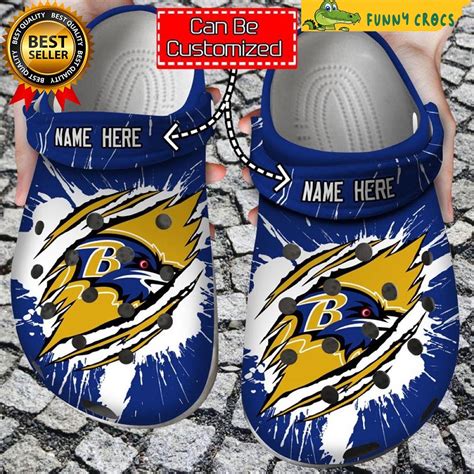 Customized Baltimore Ravens Crocs Discover Comfort And Style Clog