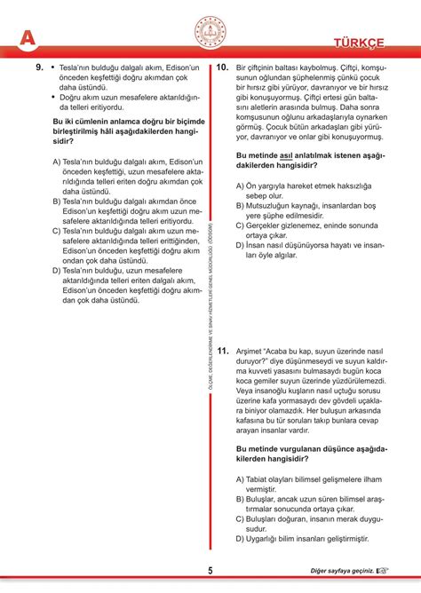 Lgs Sözel Sayısal Sınav Soruları Ve Cevap Anahtarı Kitapçığı 2021