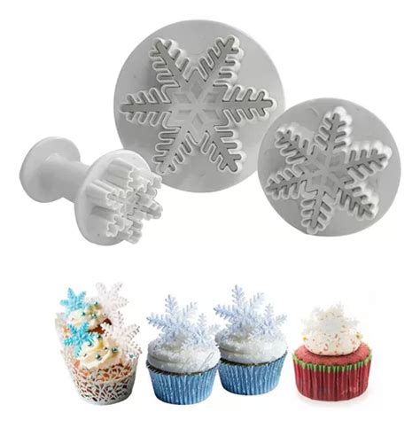 Kit Cortador Ejetor Floco De Neve Pasta Americana Biscuit MercadoLivre