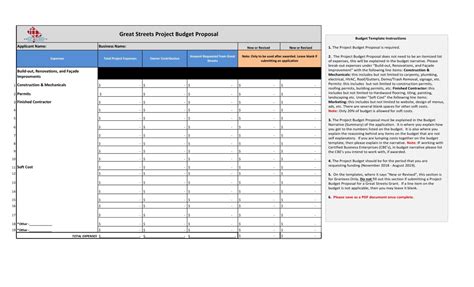 Budget Proposal Template 53 Free Example Redlinesp