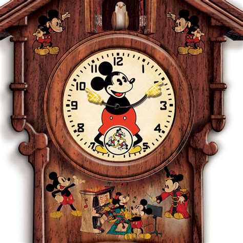 The Mickey Mouse Cuckoo Clock - Hammacher Schlemmer