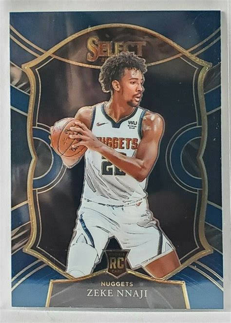 Select Blue Concourse Zeke Nnaji Rc Denver Nuggets Ebay