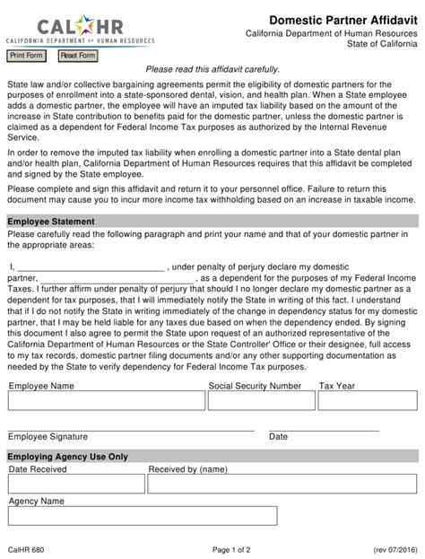 how to become a domestic partner in california