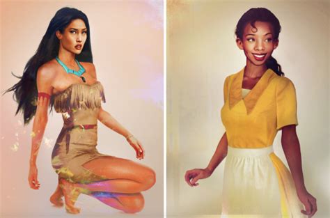 Browngirl Envisioning Disney Girls In Real Life By Jirka V T Inen