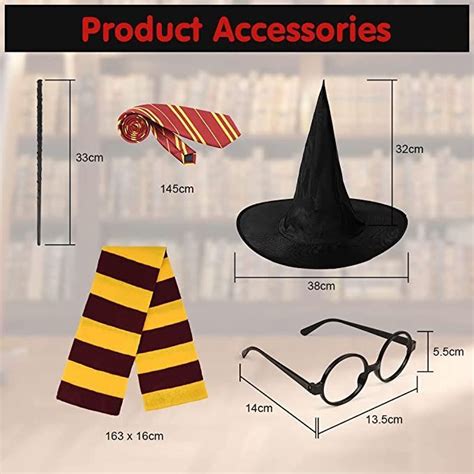 Harry Potter Gr Umhang Zauberstab Hut Krawatte Schal Kaufen