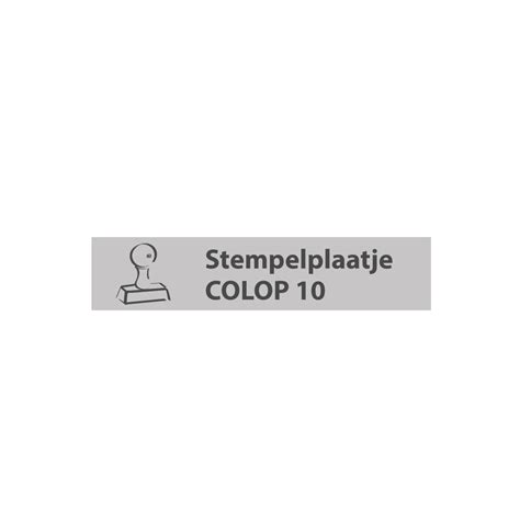 Stempelplaatje Colop Printer Verheesstempels Nl