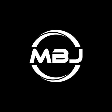 MBJ letter logo design in illustration. Vector logo, calligraphy ...