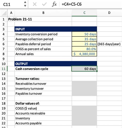 Solved Negus Enterprises Has An Inventory Conversion Period