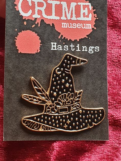 Witch Hat Pin Close True Crime Museum