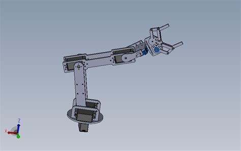 机械臂6自由度 Solidworks 2012 模型图纸下载 懒石网