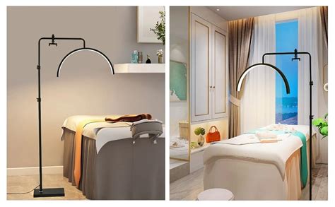 Yctze Lampe à Cils pour Extensions de Cils Lampadaire Demi Lune