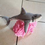 Shark Squalo Predatore Pupazzo Handmade Amigurumi Uncinetto Crochet