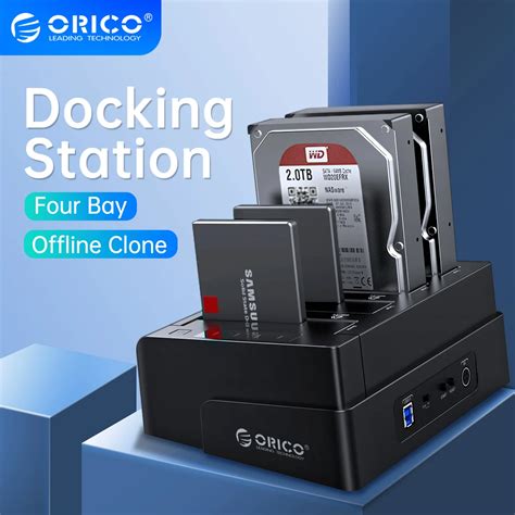 Orico Bay Hard Drive Docking Station With Offline Clone Sata To Usb