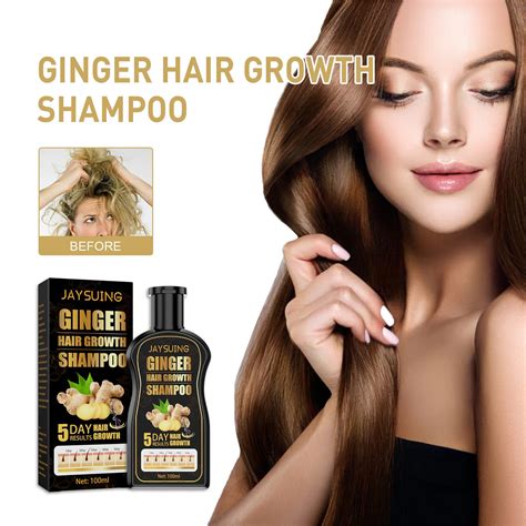 Ginger Hair Growth Shampoo Essential Oil Natural Anti Hair Loss Soap