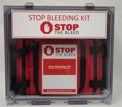 Multi Person Wall Mountable Stop Bleeding Kit Pack First Aid