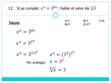 Teoria Y Problemas Resueltos De Teoria De Exponentes Ccesa007 Ppt