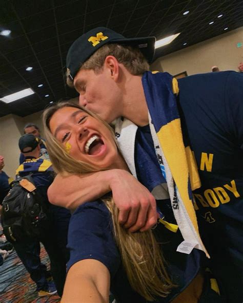 Michigan Qb J J Mccarthy Girlfriend Katyas Relationship Timeline