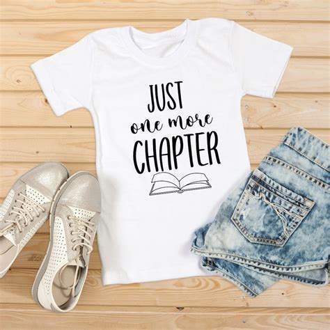 Just One More Chapter Svg Png Pdf Reading Cut File Etsy