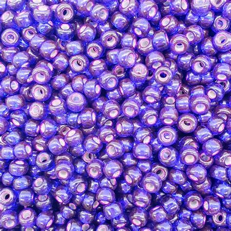 Miyuki Seed Beads Silver Lined Violet G Beads And Beading