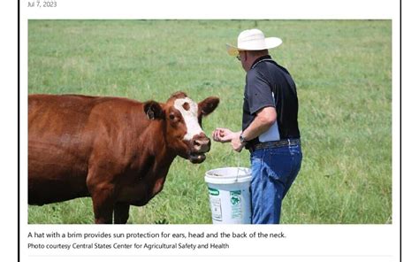 Staying Safe In The Sun Pdf Great Plains Center For Agricultural Health