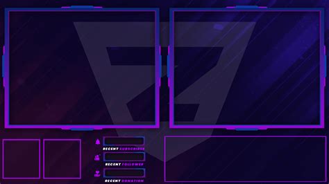 Ometv Overlay Purple And Blue Zonic Design Download