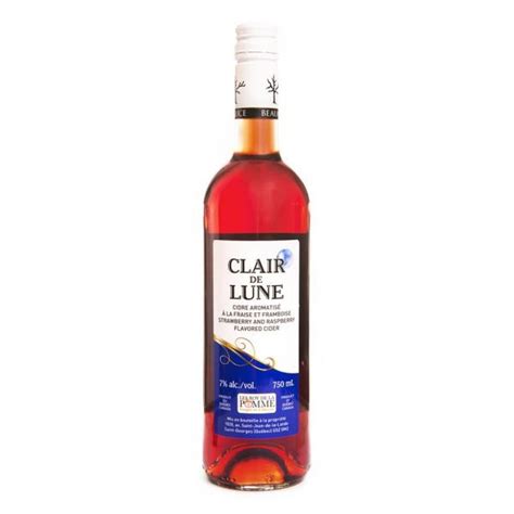 Cidre Clair De Lune Les Roy De La Pomme Enr Aliments Du Qu Bec