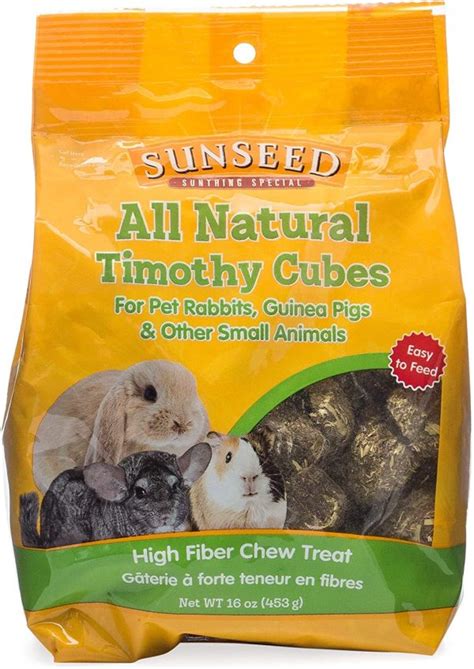 Sunseed All Natural Timothy Cubes 16 Oz Black 36135 Petpetssmart