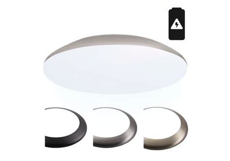 Led Bulkhead Met Noodaccu 18w 6500k 2100lm Rvs