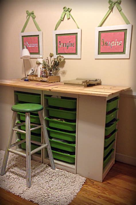 Ikea Craft Table Diy - Office Desk : bait kerinduan