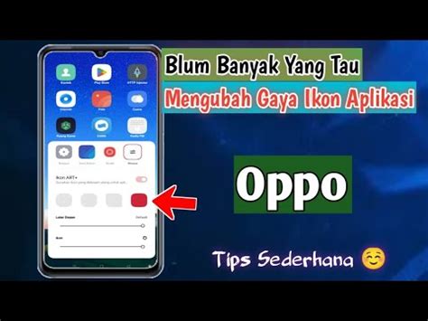 Cara Mengubah Gaya Ikon Aplikasi Di Hp Oppo Terbaru YouTube