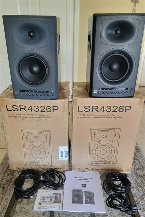 Pair Jbl Lsr P Way Linear Spatial Reference Reverb