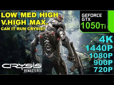 Crysis Remastered Gtx Ti K P P P P All