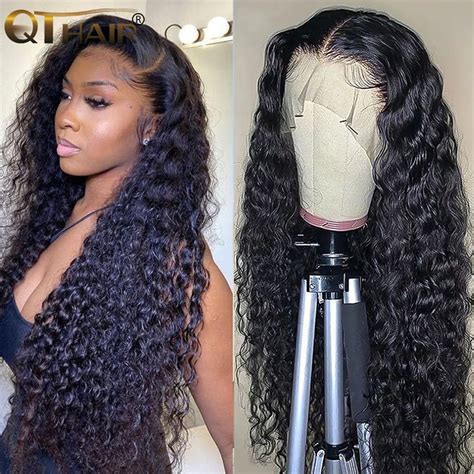 Water Wave Lace Front Wig 13x4 Transparent Lace Front Human Hair Wigs