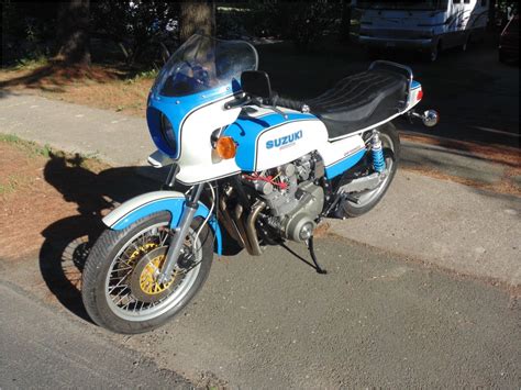 Blue And White Bullet 1980 Suzuki Gs1000s Wes Cooley Replica For Sale