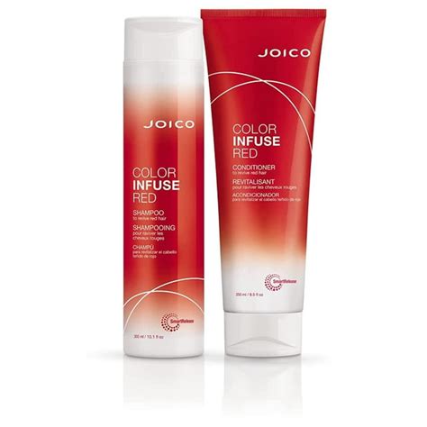 Joico Color Infuse Red Shampoo And Conditioner For Red Hair Instantly Refresh Red Tones