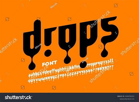 Water Drop Font Over 15 856 Royalty Free Licensable Stock Vectors And Vector Art Shutterstock