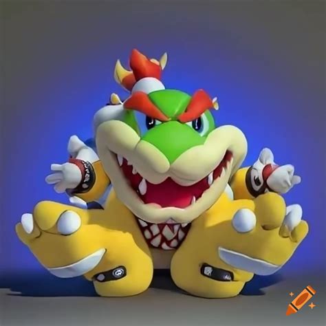 Close Up Of Bowser Jr S Yellow Feet On Craiyon