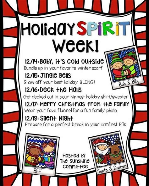 Pin By Leanne Johnson On Christmas Ideas Holiday Spirit Week School