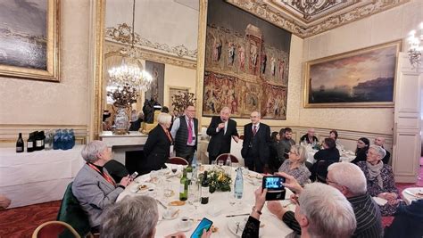 Déjeuner au Sénat avec la visite de Gérard Larcher