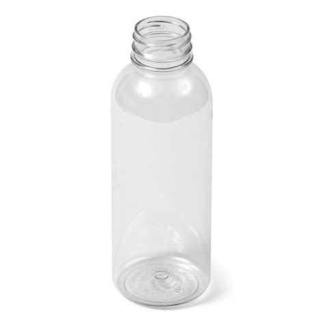 500 Ml Screw Cap Transparent Round PET Bottle Use For Storage Water